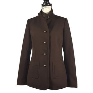 FINAL SALE! Tory Burch brown jacket 8 wool blend